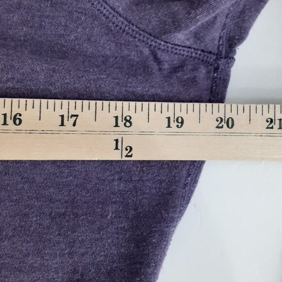 Lululemon In A Cinch Cowl Neck Pullover Purple Reversible Sweatshirt Womens M - Picture 10 of 13